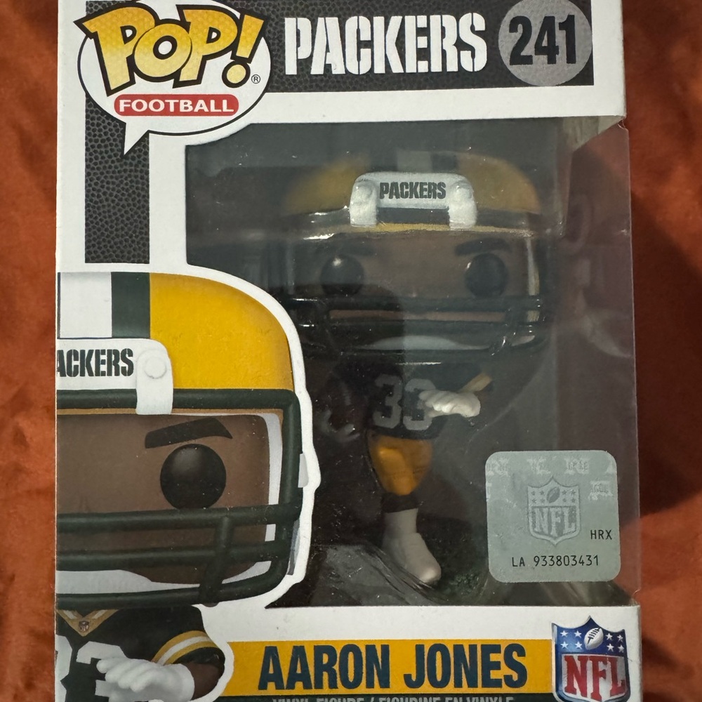Funko Pop Packers Figure with Yellow and Green